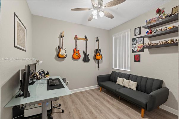 Home Office, Interior, Wood Texture Flooring