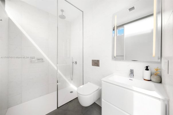 Bathroom, Glass Shower, Interior