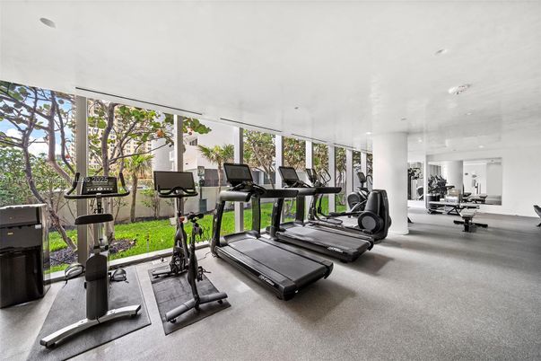 Fitness Equipment, Gym, Interior, Recessed Lighting