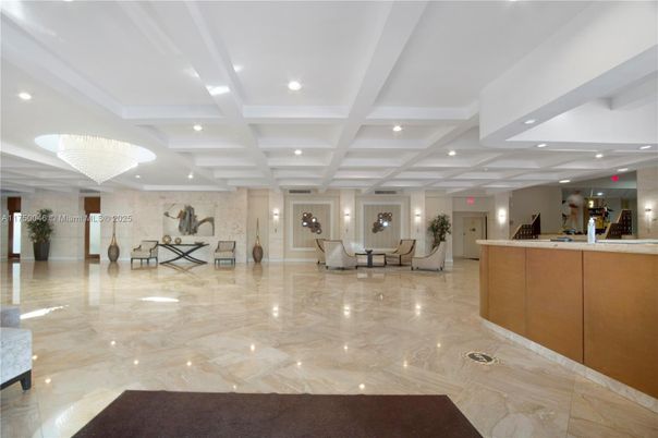 Chandelier, Interior, Marble, Recessed Lighting