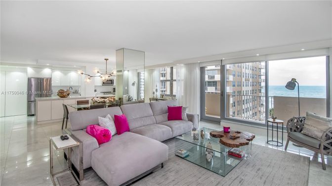 Dining room, Interior, Kitchen, Living room, Pendant Lights, Stainless Steel Appliances, Water
