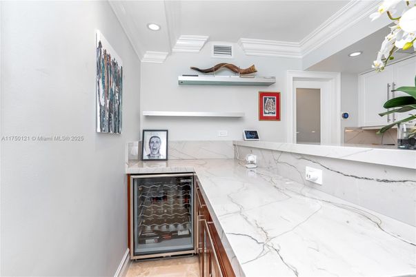 Interior, Marble Walls, Recessed Lighting