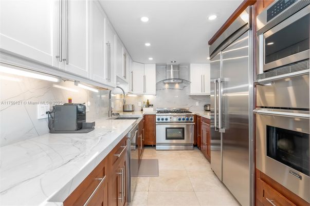 Interior, Kitchen, Recessed Lighting, Stainless Steel Appliances