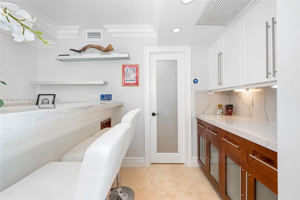 Interior, Marble Walls, Recessed Lighting