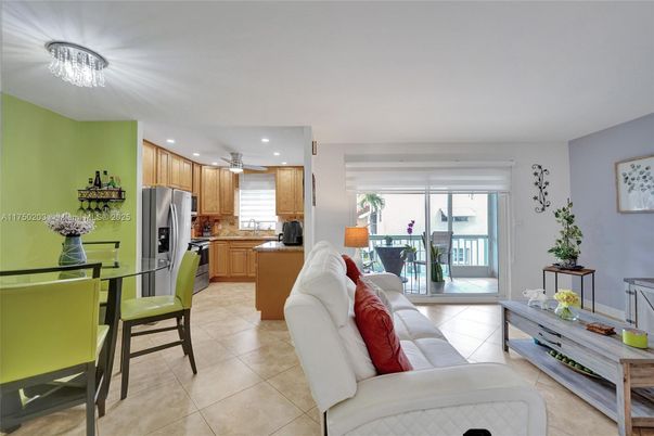Dining room, Interior, Kitchen, Living room, Recessed Lighting, Stainless Steel Appliances