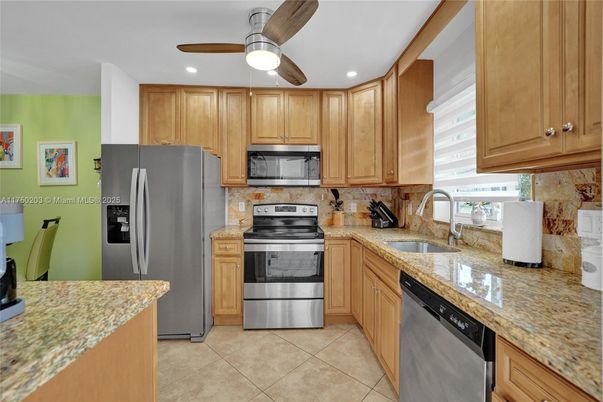 Interior, Kitchen, Recessed Lighting, Stainless Steel Appliances