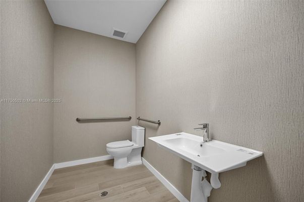 Bathroom, Interior, Wood Texture Flooring