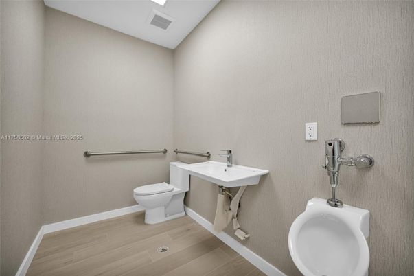 Bathroom, Interior, Wood Texture Flooring