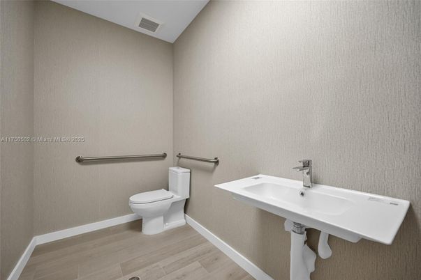 Bathroom, Interior, Wood Texture Flooring