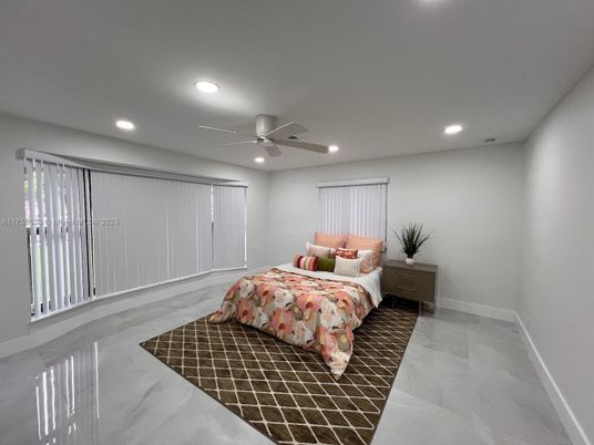 Bedroom, Interior, Recessed Lighting