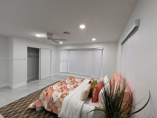 Bedroom, Interior, Recessed Lighting
