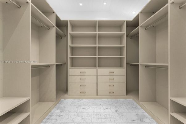 Interior, Marble, Recessed Lighting, Walk-in Closets