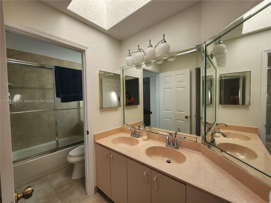 Bathroom, Dual Sink Vanities, Glass Shower, Interior