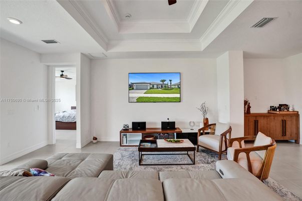 Interior, Living room, Recessed Lighting
