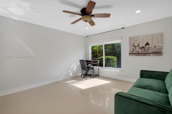 Home Office, Interior, Recessed Lighting