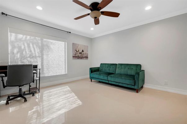 Home Office, Interior, Recessed Lighting