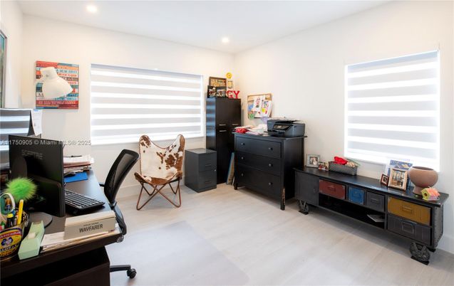 Home Office, Interior, Recessed Lighting