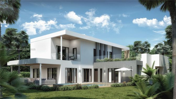 Backyard, Exterior, Facade, Modern