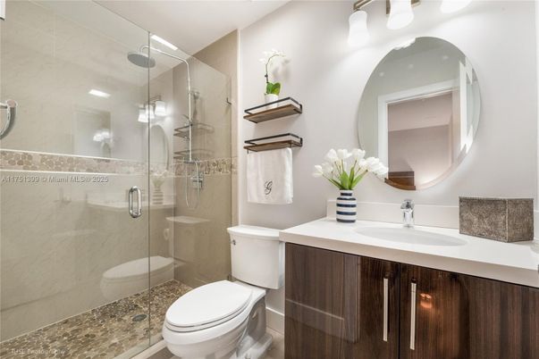 Bathroom, Glass Shower, Interior