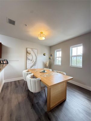 Dining room, Interior, Wood Texture Flooring