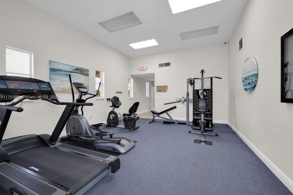 Fitness Equipment, Gym, Interior, Recessed Lighting