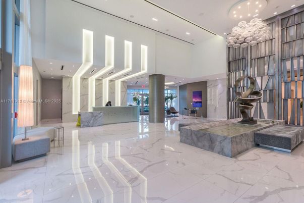 Interior, Marble, Recessed Lighting
