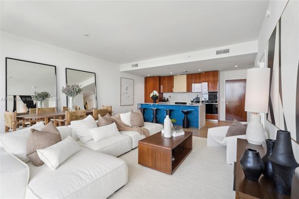 Dining room, Interior, Kitchen, Living room, Recessed Lighting, Stainless Steel Appliances