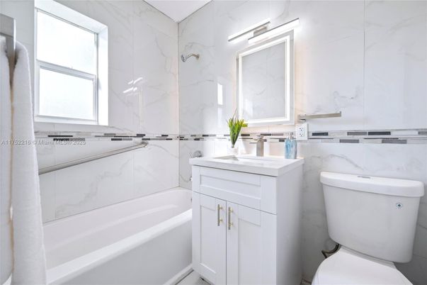 Bathroom, Interior, Marble Walls