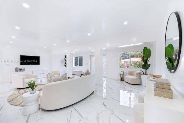 Interior, Living room, Marble, Recessed Lighting