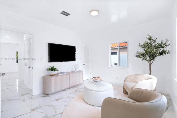 Interior, Living room, Marble, Recessed Lighting