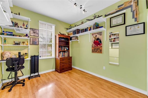 Home Office, Interior, Wood Texture Flooring