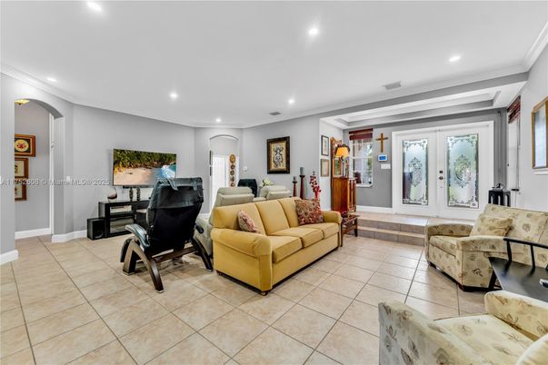 Interior, Living room, Recessed Lighting