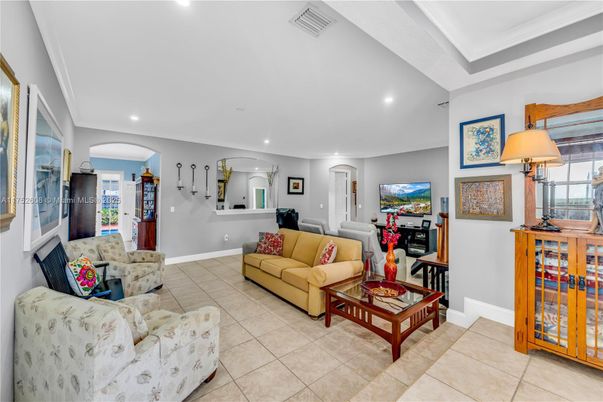 Interior, Living room, Recessed Lighting