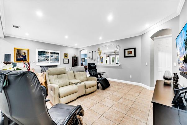 Interior, Living room, Recessed Lighting