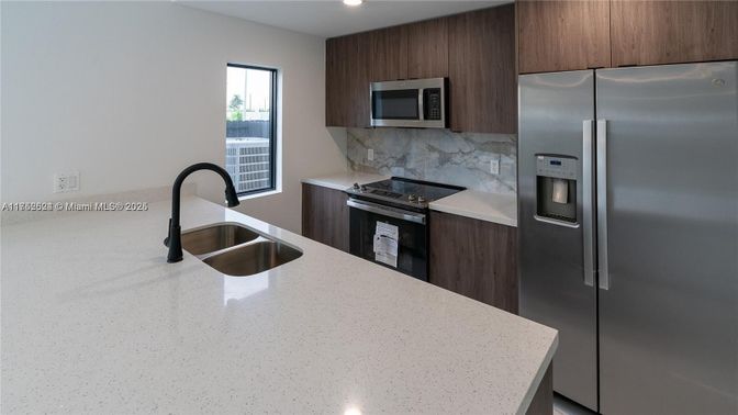 Interior, Kitchen, Recessed Lighting, Stainless Steel Appliances
