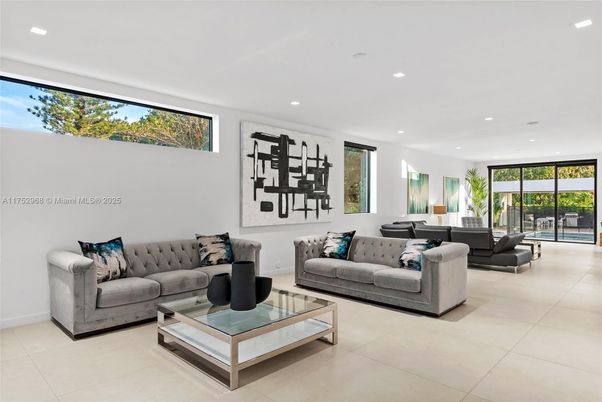 Interior, Living room, Recessed Lighting