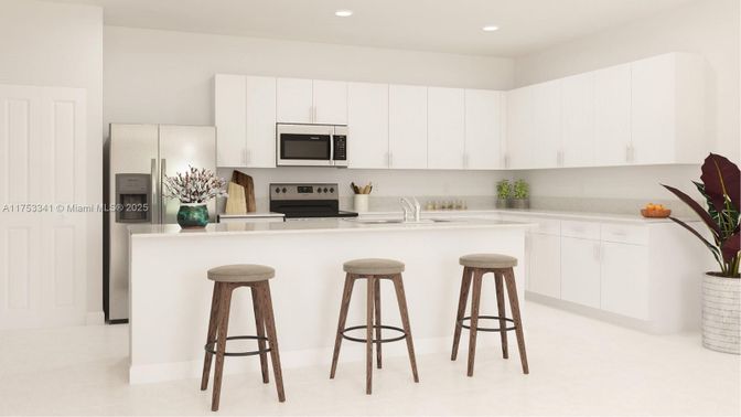 Interior, Kitchen, Recessed Lighting, Stainless Steel Appliances