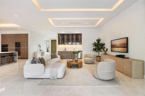 Interior, Living room, Recessed Lighting