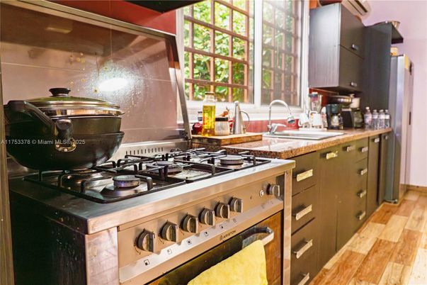 Interior, Kitchen, Wood Texture Flooring