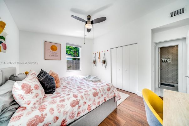 Bedroom, Interior, Wood Texture Flooring