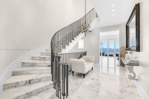 Interior, Marble, Recessed Lighting, Water
