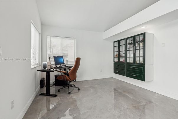 Home Office, Interior, Recessed Lighting