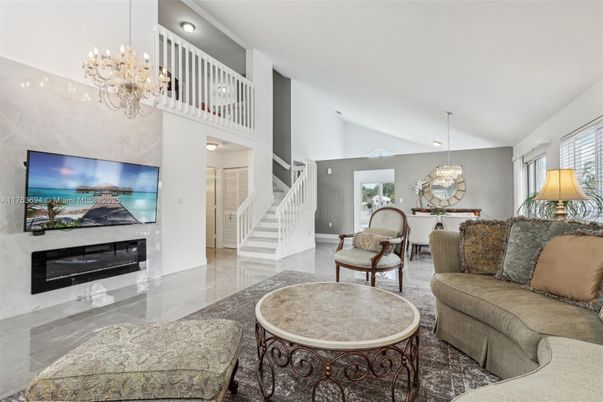 Chandelier, Dining room, Fireplace, Interior, Living room