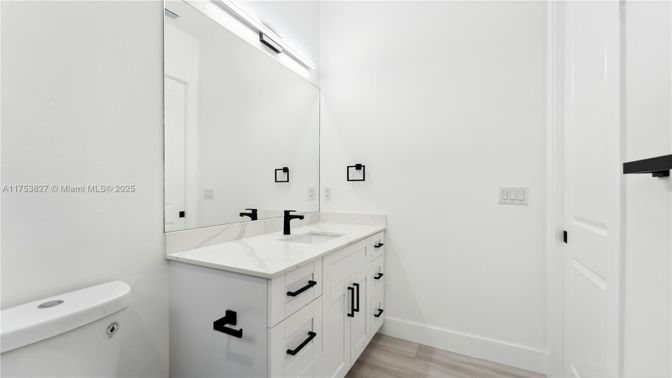 Bathroom, Dual Sink Vanities, Interior, Wood Texture Flooring