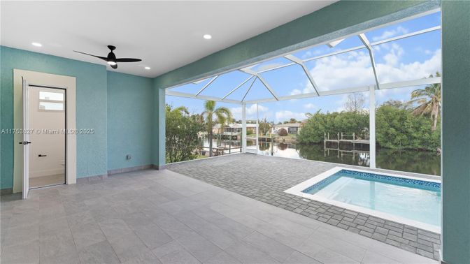 Glass Ceilings, Interior, Pool, Recessed Lighting, Sun Room, Water
