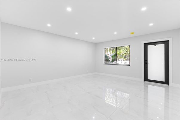 Empty room, Interior, Marble, Recessed Lighting