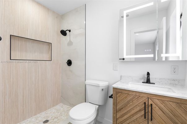 Bathroom, Glass Shower, Interior