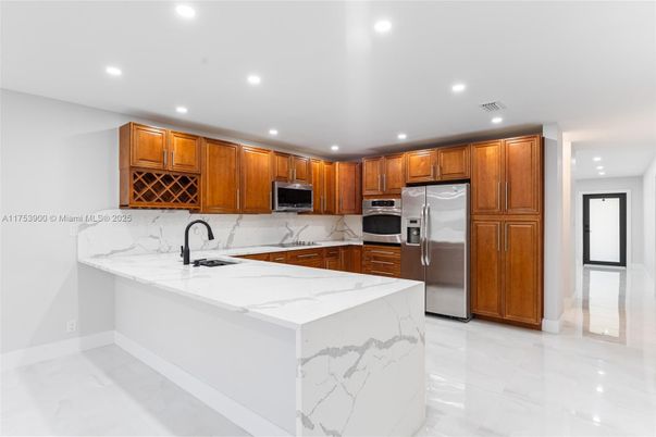 Interior, Kitchen, Recessed Lighting, Stainless Steel Appliances