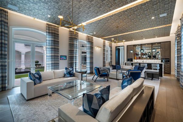 Dining room, Interior, Kitchen, Living room, Pendant Lights, Recessed Lighting, Wood Texture Flooring