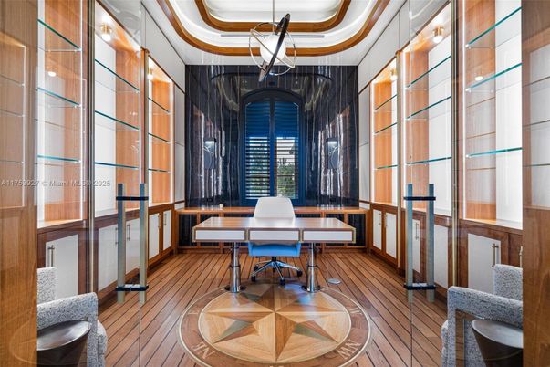 Home Office, Interior, Wood Texture Flooring